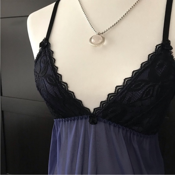 Tart Noir Purple and Black Chemise - Size Small - Picture 2 of 8